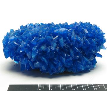 bright blue chalcanthite specimen